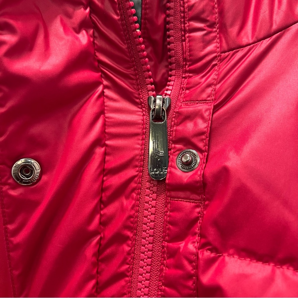 LOLE Down Puffer Jacket Parka Hooded Pink Raspberry - Picture 6 of 16